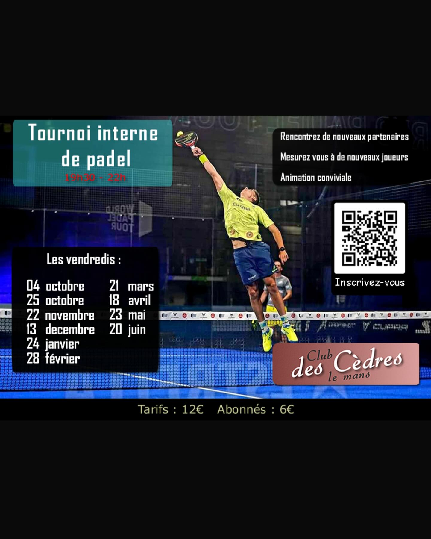 Tournoi interne padel